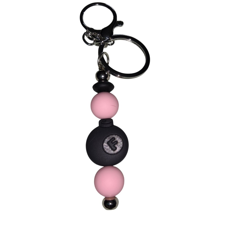 F...‎ Beaded Keychain or Bag Charm